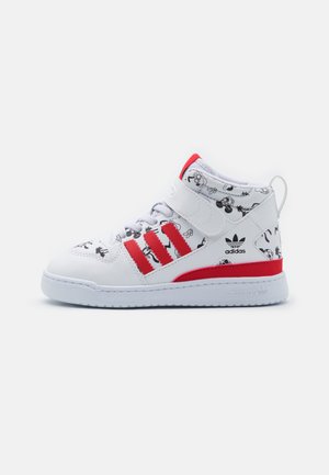 FORUM MID 360 UNISEX - Sneaker high - footwear white/vivid red