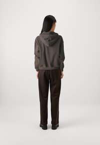 Samsøe Samsøe SAVA HOODIE  - Sweat zippé - chocolate torte