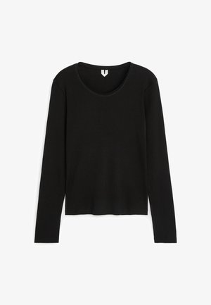 ARKET, T-shirt à manches longues - black