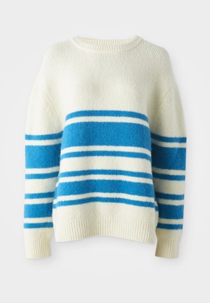 MAILLY - Pullover - ecru/turquoise