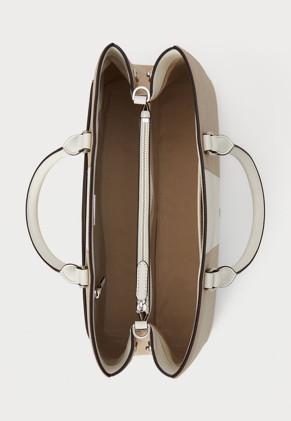 TWO TONE LEATHER LARGE HANNA SATCHEL - Handbag4