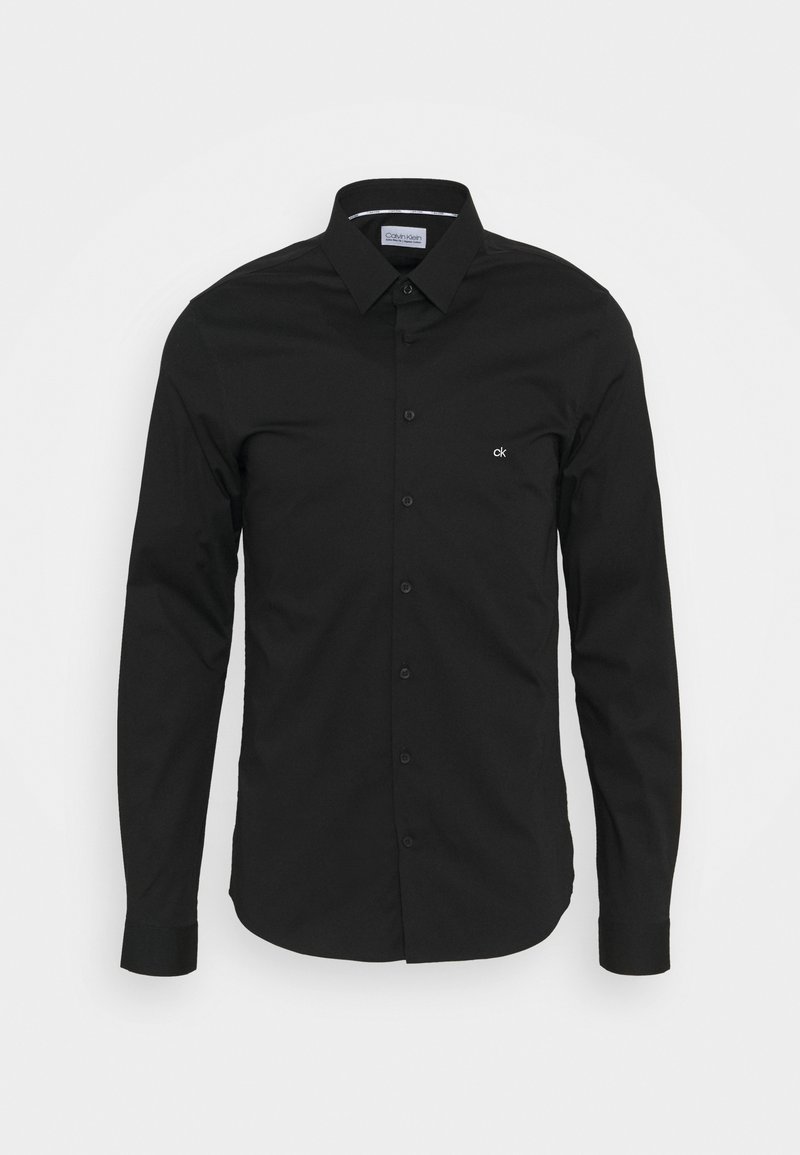 Calvin Klein Tailored LOGO STRETCH - Camisa formal - black