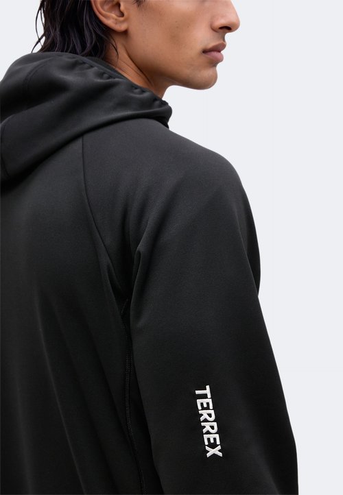 adidas MULTI INSULATED HYBRID HOODED JACKET - Chaqueta de plumas - black — photo 6