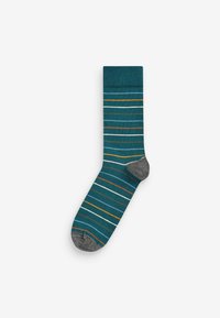 Next STRIPE FIVE PACK - Calcetines - navy blue green