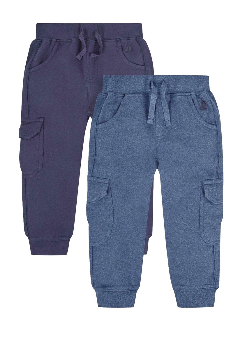 JoJo Maman Bébé - 2-PACK JOGGERS  - Oldalzsebes nadrágok - indigo & navy, Nagyítás