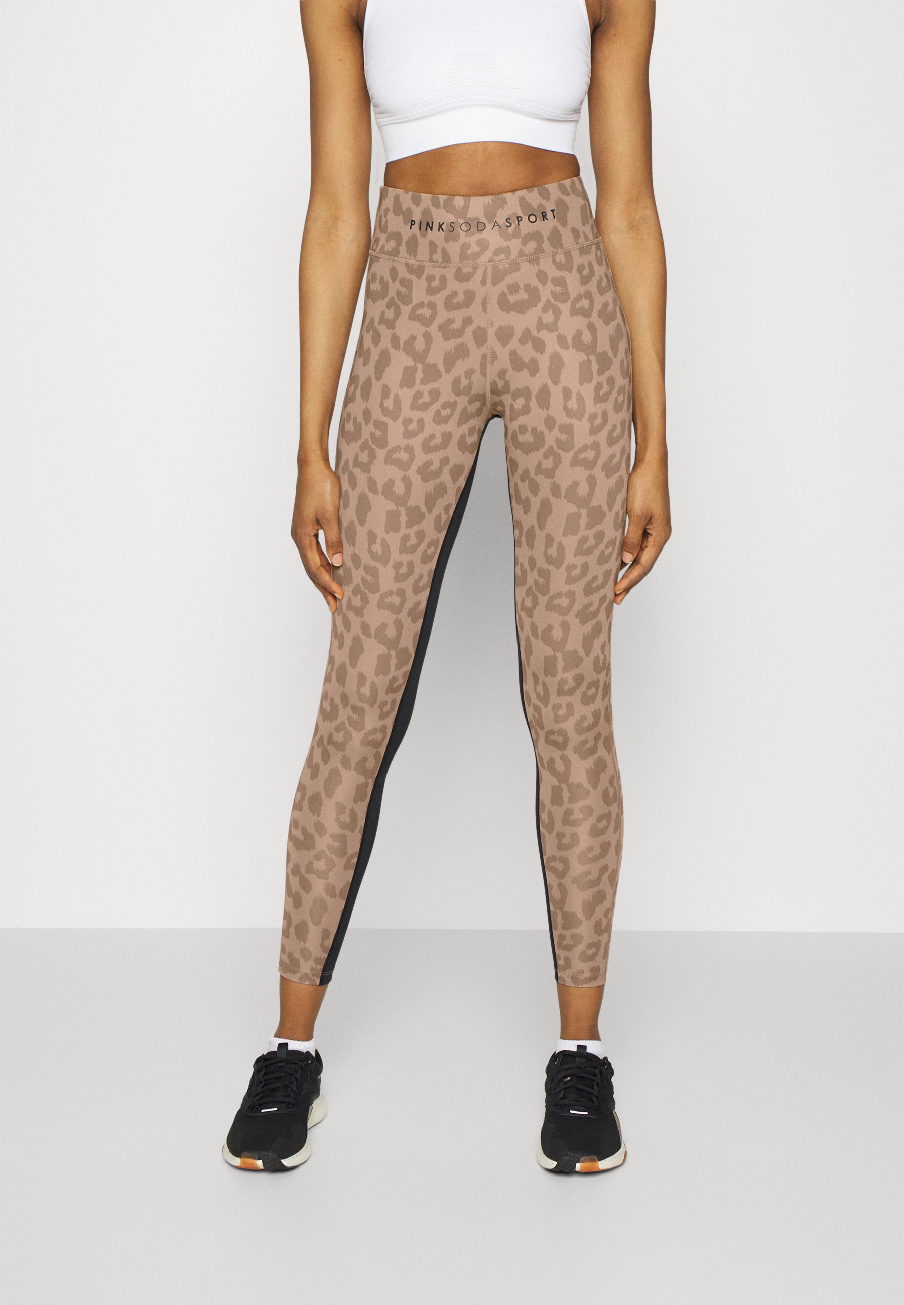 Pink Soda LEOPARD PANEL - Leggings 