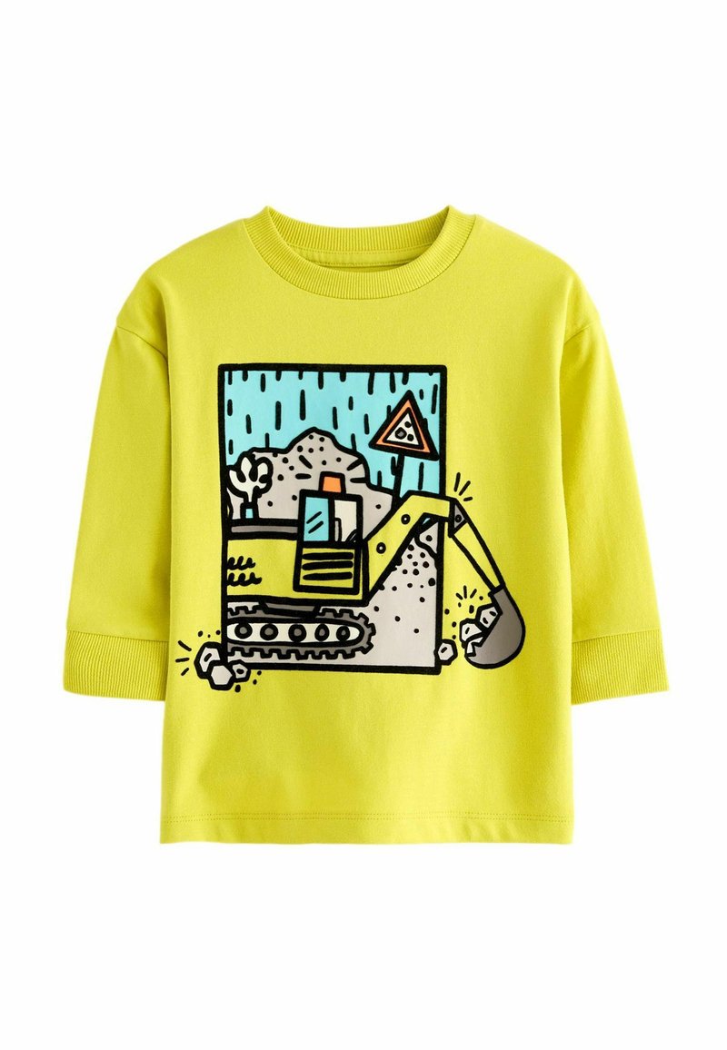 Next TRANSPORT - REGULAR FIT - Langarmshirt - lime green digger