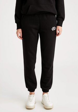 Tracksuit bottoms - black