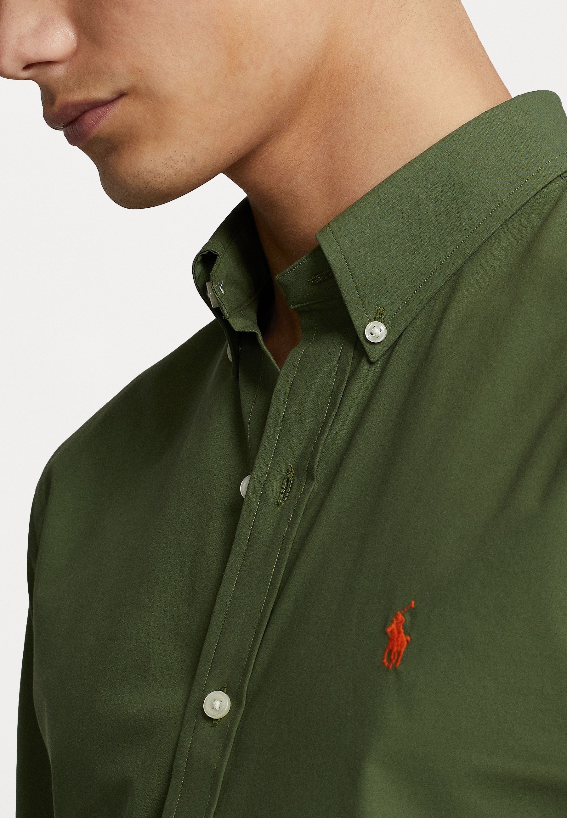 Polo Ralph Lauren LONG SLEEVE SPORT - Overhemd - supply olive/olijfgroen -  Zalando.nl