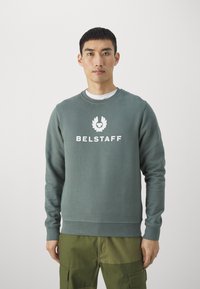 Belstaff - SIGNATURE CREWNECK - Sweater - mineral green Miniatuurafbeelding 1