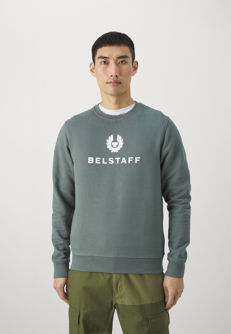 Belstaff - SIGNATURE CREWNECK - Sweatshirt - mineral green, Forstør