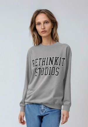 LOGO - Sweatshirt - grey melange