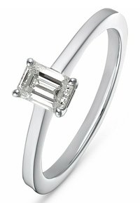 CHRIST Ring - weißgoldfarben