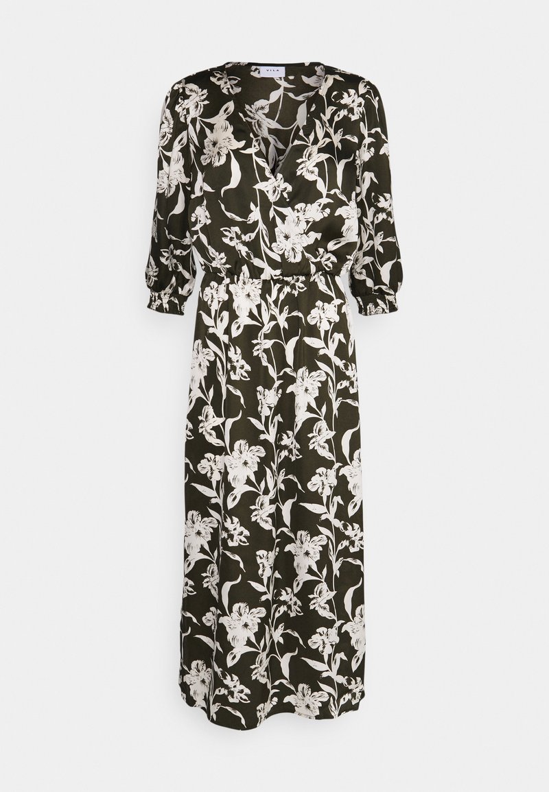 VILA Tall Jurk donkergroen VILA Tall Jurk donkergroen