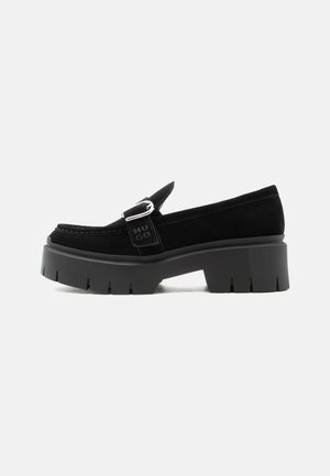 HUGO KRIS NEWLOAFER - Παπούτσια χωρίς κορδόνια - black
