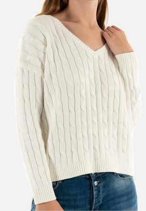 Jersey de punto - white