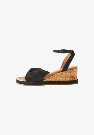 Next Wedge sandals - navy