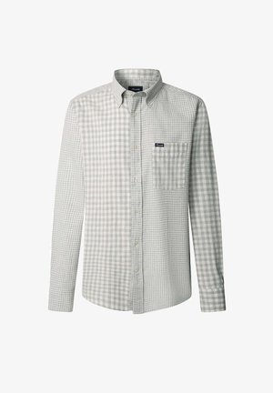 Façonnable, REGULAR FIT MULTI CHECK - Camicia - light grey marl