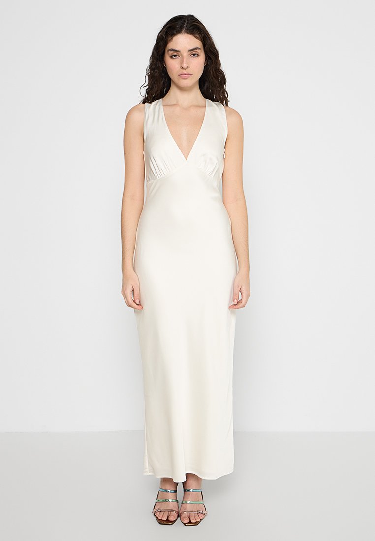 Abercrombie & Fitch Maxi-jurk crème