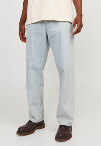 Jack & Jones JJIALEX JJORIGINAL SBD 307 NOOS - Traperice ravnih nogavica - blue denim