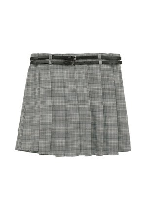 Koton, PLAID - Falda acampanada - grey