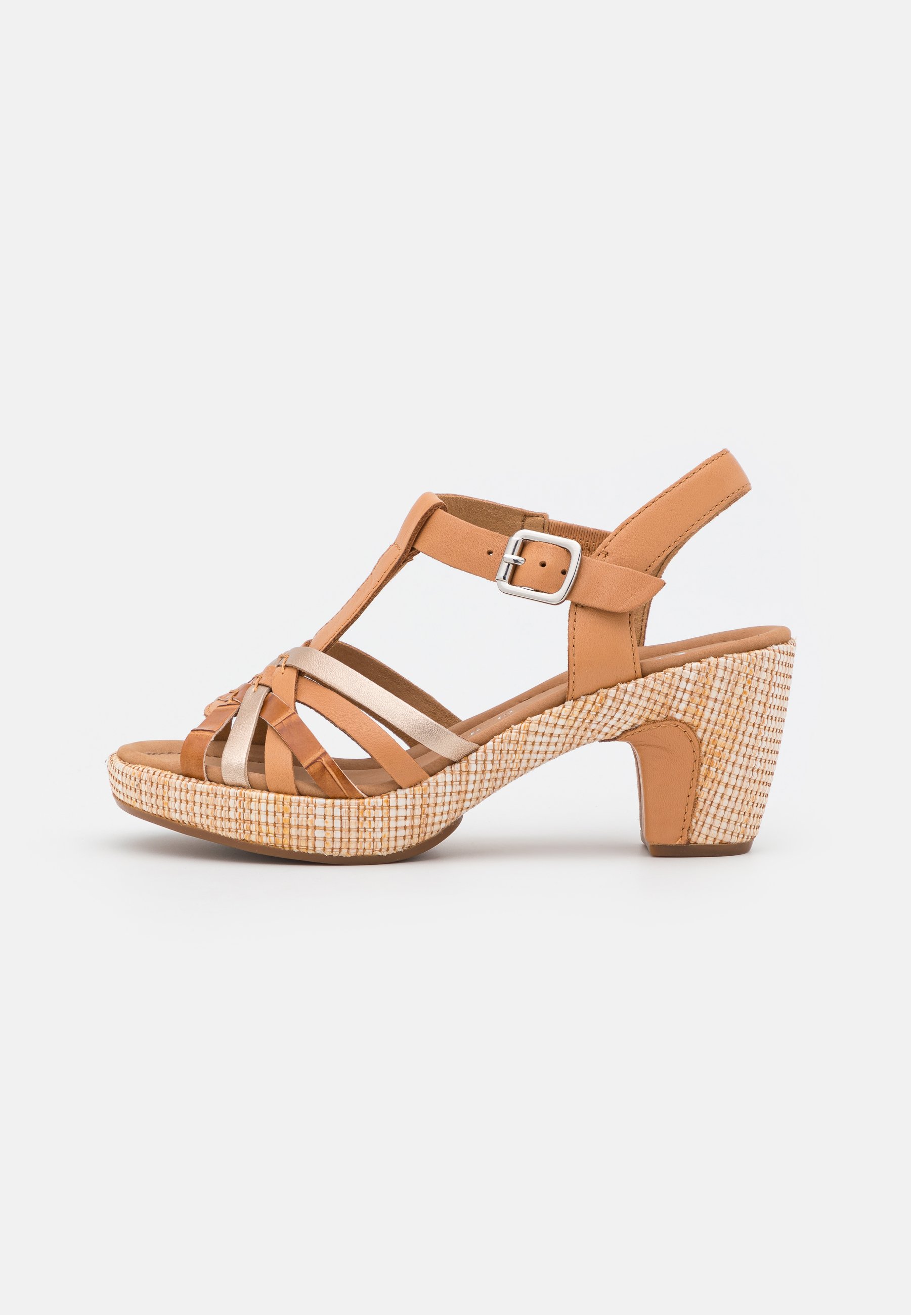 Gabor Comfort Sandalen met plateauzool - nude - Zalando.nl