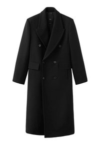 Klassischer Mantel - black