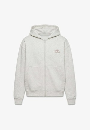 Pegador, Sudadera con cremallera - grau