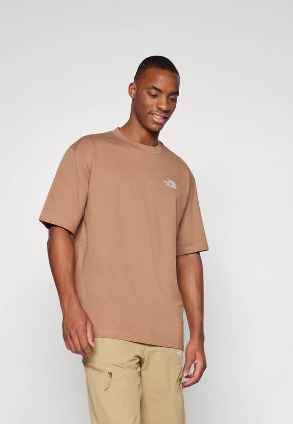 ESSENTIAL - Print T-shirt - latte