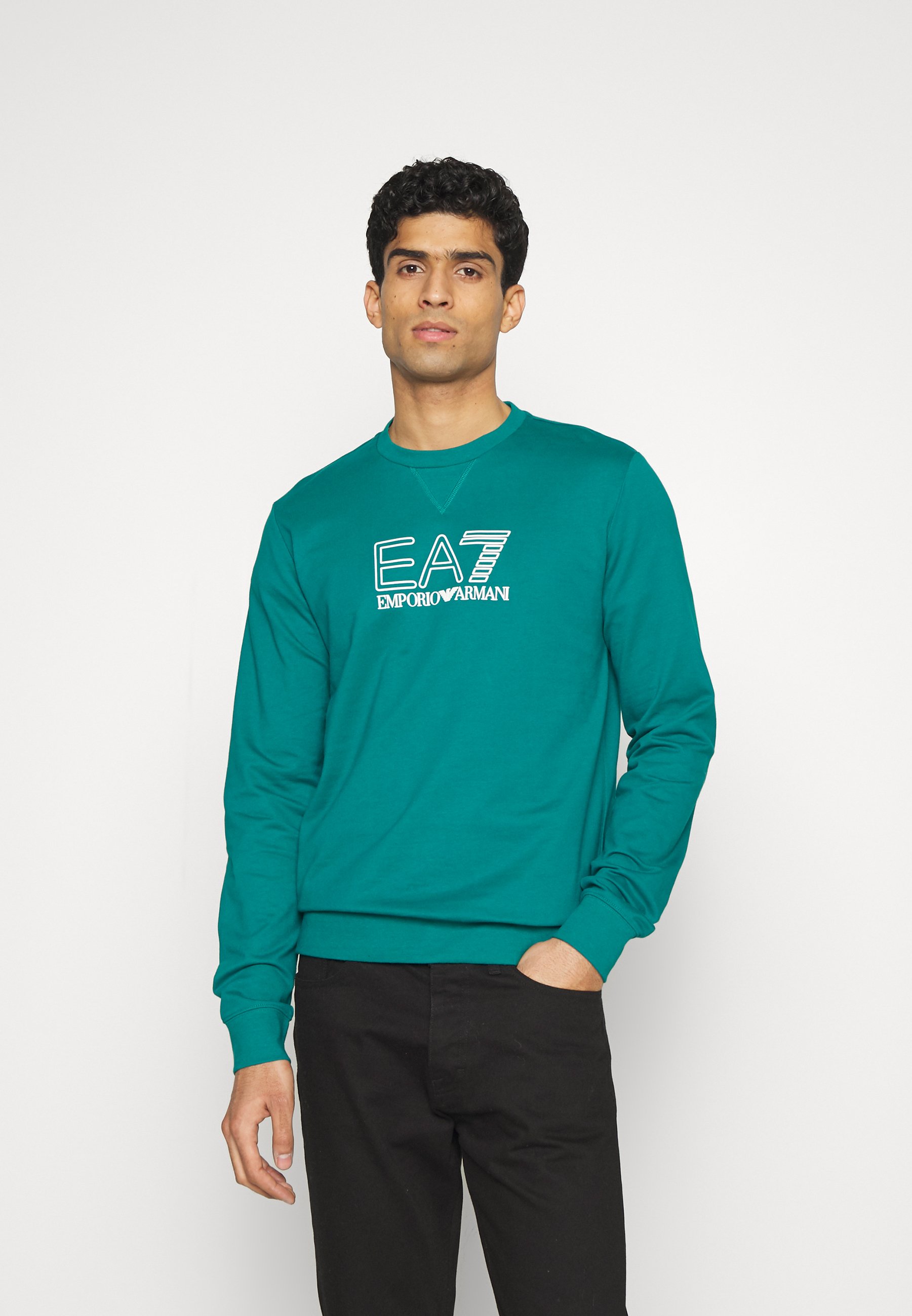 EA7 Emporio Armani Felpa - green/verde - Zalando.it