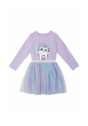 Denokids RAINBOW CAT - Juhlamekko - lila