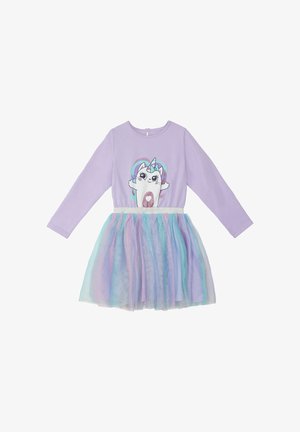 Denokids RAINBOW CAT - Juhlamekko - lila