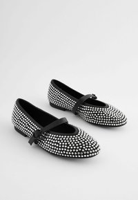 Next WIDE FIT FOREVER COMFORT JEWEL MARY JANE - Pahkluurihmadega baleriinad - black