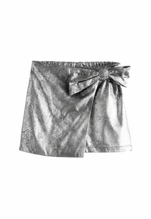 REGULAR FIT - BOW - Falda cruzada - silver