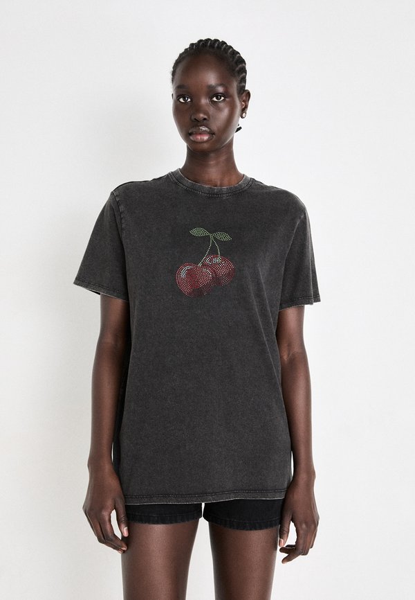 ONLWENDY OVERSIZE WASHED TEE  - Print T-shirt