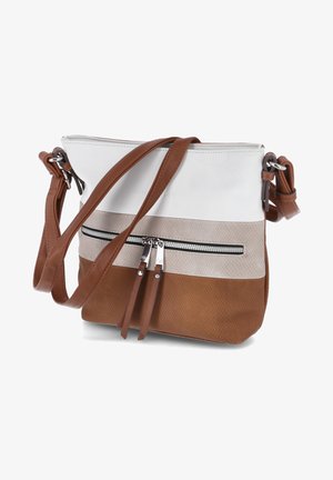 Across body bag - braun/beige