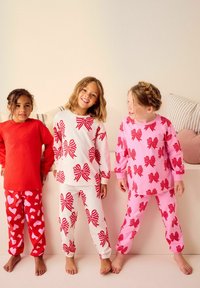 Next REGULAR FIT - JOGGER 3 PACK SET - Nachtwäsche Set - red