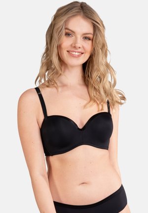 Naturana TRÄGERLOSER MIT GLANZBAND SOLUTION - Multiway / Strapless bra - schwarz