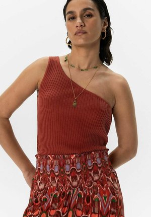 ONE-SHOULDER - Débardeur - d rood