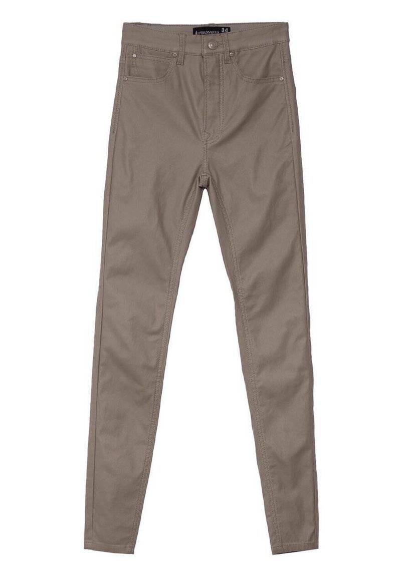 Stradivarius Broek gemêleerd bruin
