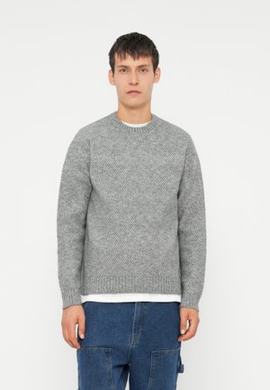 JPRBLAWILSON CREW NECK - Pulover - light grey melange