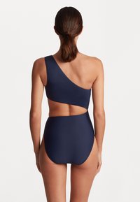 Lauren Ralph Lauren ONE SHOULDER CUTOUT 1PC - Kopalke - dark navy