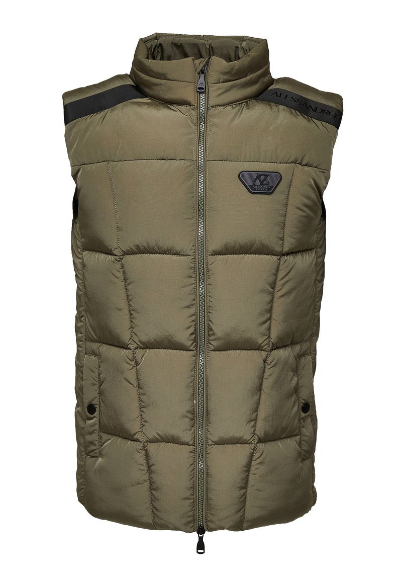 Alessandro Zavetti Bodywarmer kaki Alessandro Zavetti Bodywarmer kaki
