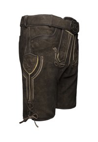 Krüger Dirndl BEKLEIDUNG ROGER - Nahkahousut - braun