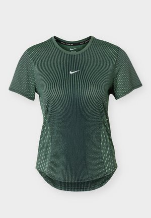 Nike Performance, SWIFT - Αθλητικό μπλουζάκι - black/light green spark