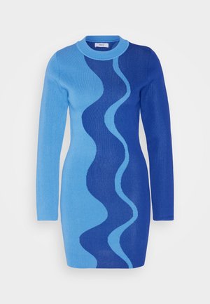 Envii, IDA DRESS - Strikkjoler - blue