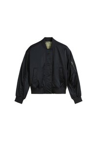 MARC O’POLO X DFB TRAVEL COLLECTION BLOUSON, KNITTED DETAILS, CONTRAST LINING, WELT POCKETS - Bomber bunda - deep night blue