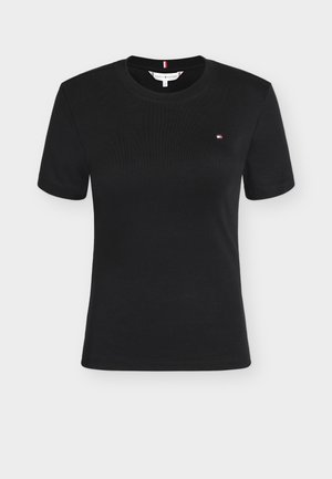 Tommy Hilfiger, SLIM CODY - Trükipildiga T-särk - black