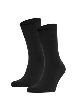 UNISEX 2ER PACK - RUN U - Sportsocken - schwarz