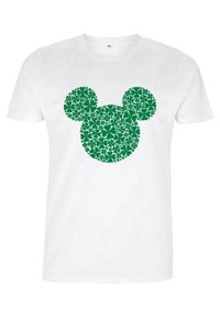 Disney DISNEY CLASSIC MICKEY CLOVER FILL - Triko s potiskem - white